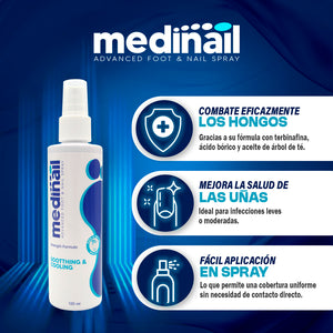 MEDINAIL - SPRAY PARA HOMGOS DE PIEL